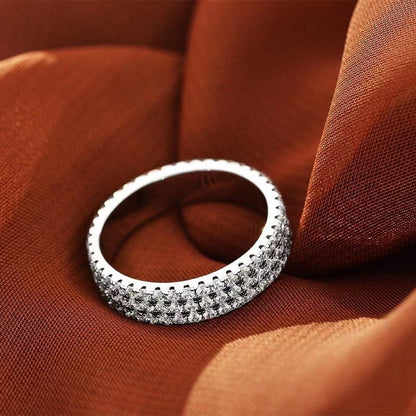 Luxury Pave Eternity Wedding Band For Women-Maxinejewelry