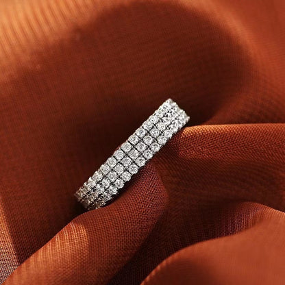 Luxury Pave Eternity Wedding Band For Women-Maxinejewelry